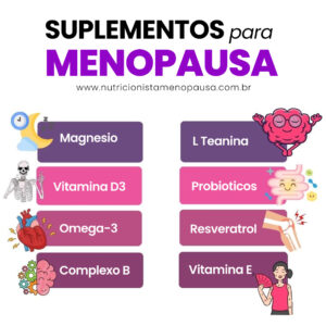8 suplementos para menopausa